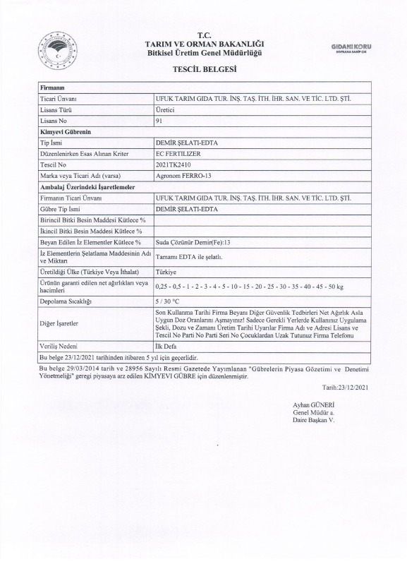 Agronom Ferro-13 (Demir)